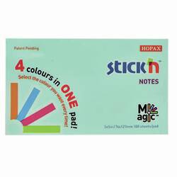 STICKY NOTES 4 FARVER 76X127 MM 100 BLADE