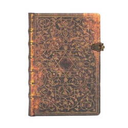 Notesbog - Hardcover - Grolier ornamentali - Mini - Linjeret - 240 sider - Højde/bredde 140x95mm