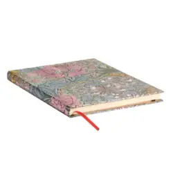 Notesbog - Morris Pink Honeysuckle - Hardcover - Ultra - 144 sider Linjeret - Højde/bredde 230x180mm