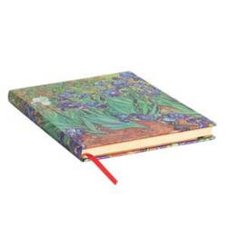 Notesbog - Van Gogh's irises - Hardcover - Ultra - 144 sider Ulinjeret - Højde/bredde 230x180mm