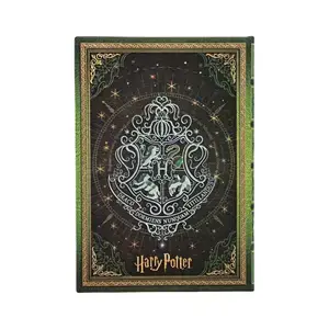 Notesbog - Slytherin - Hardcover - Midi - 144 sider - Ulinjeret