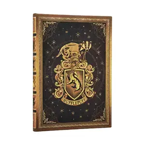 Notesbog - Hufflepuff - Hardcover - Midi - 144 sider - Linjeret