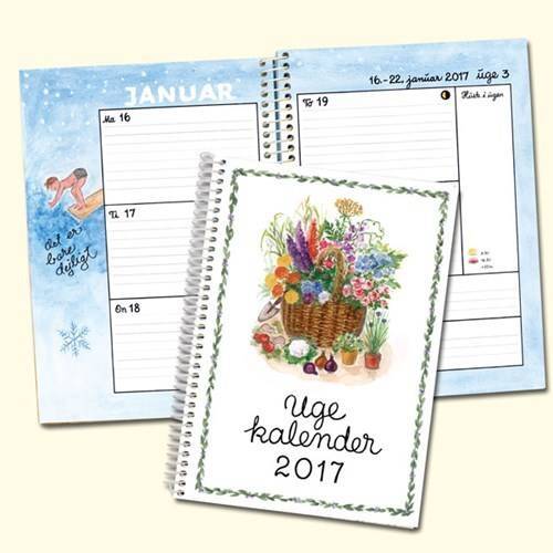 Plakatforlaget - Ugekalenderbogen A5 2024