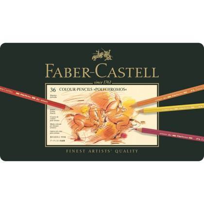 Faber Castell Farveblyanter Polychromos 36 stk. i boks