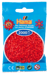 HAMA Perler Mini 2000 stk. Rød
