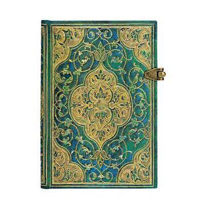 Paperblanks - Turquoise Chronicles - Mini - 240 sider - Ulinjeret - Højde/bredde 140x95mm