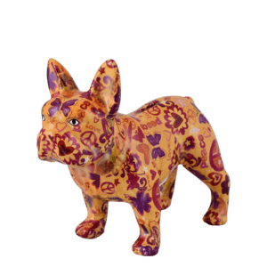 Fransk Bulldog - Jack - M. Møntindkast - 20 cm