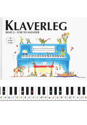 Pernille Holm Kofod - Klaverleg bind 2 - for to hænder (blå) - for to hænder
