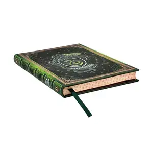 Notesbog - Slytherin - Hardcover - Midi - 144 sider - Ulinjeret