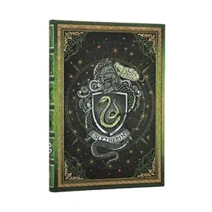Notesbog - Slytherin - Hardcover - Midi - 144 sider - Ulinjeret