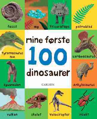 Mine første 100 dinosaurer - papbog