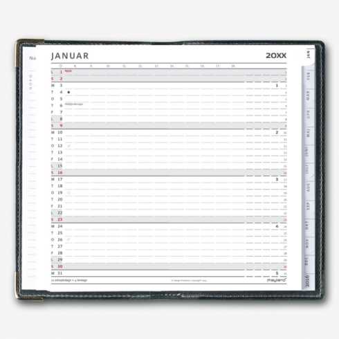 Index Planner mini - Refill, 8x13 cm 2025