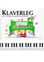 Pernille Holm Kofod - Klaverleg bind 1 - for børn, forældre og bedsteforældre (grøn)