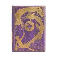 Notesbog - Violet Fairy - Hardcover -  Midi - 144 sider - Linjeret - Højde/bredde 180x130mm