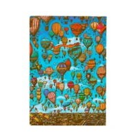 Notesbog - Ballon festival - Softcover - Mini - 208 sider - linjeret